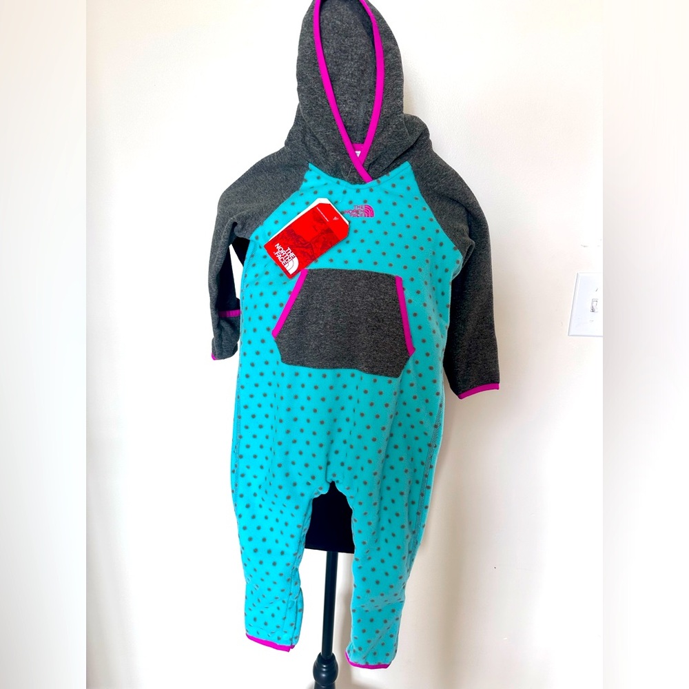 NWT Infant girls, The North Face one piece. Size18-24 months.  Retails for $85
